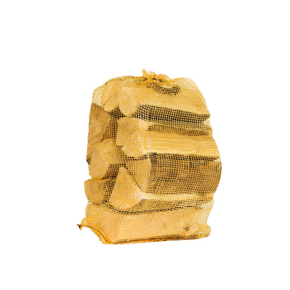 Oak firewood in 22 l bags